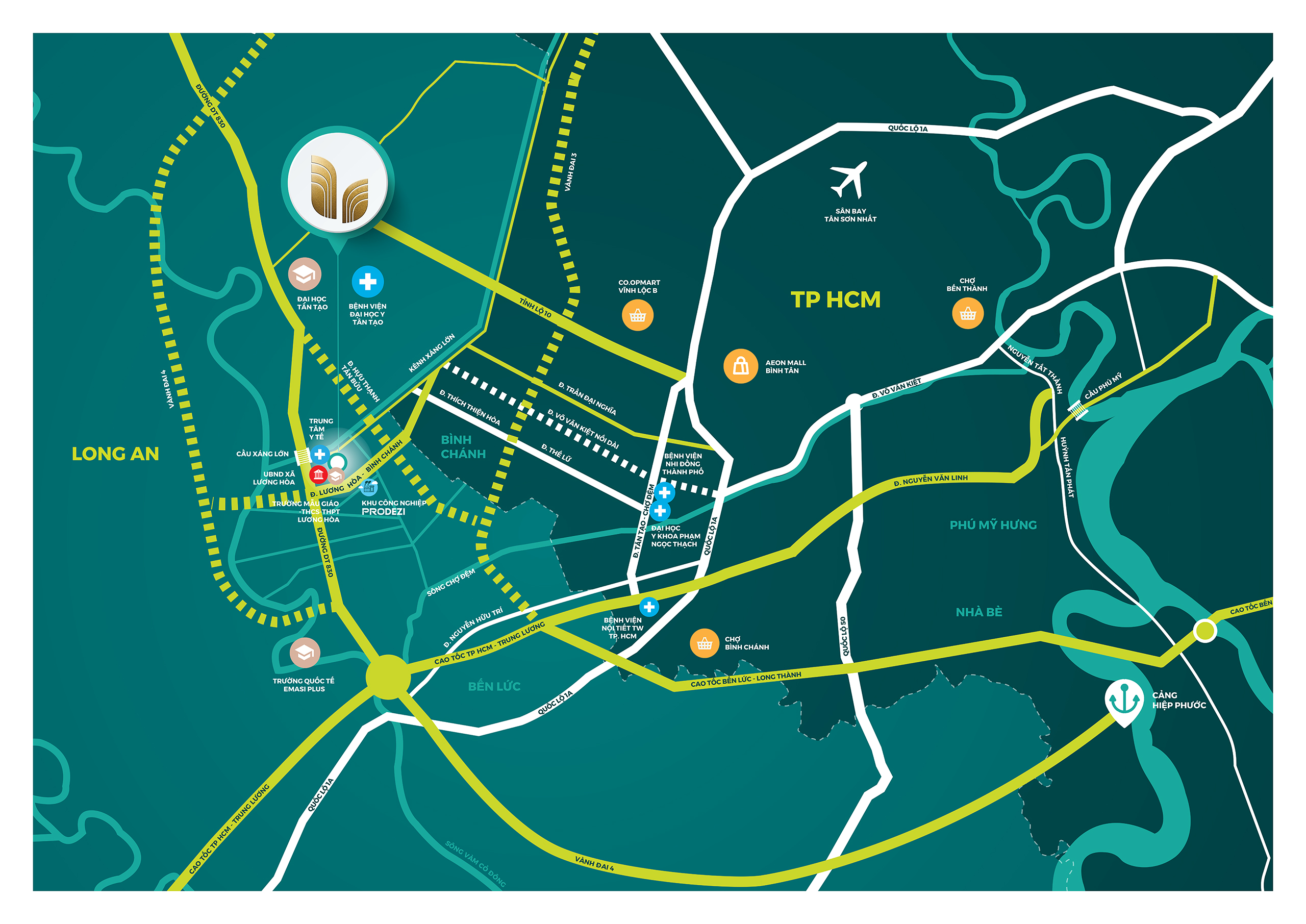Tiềm Năng Vị Trí LA Home Bến Lức Long An