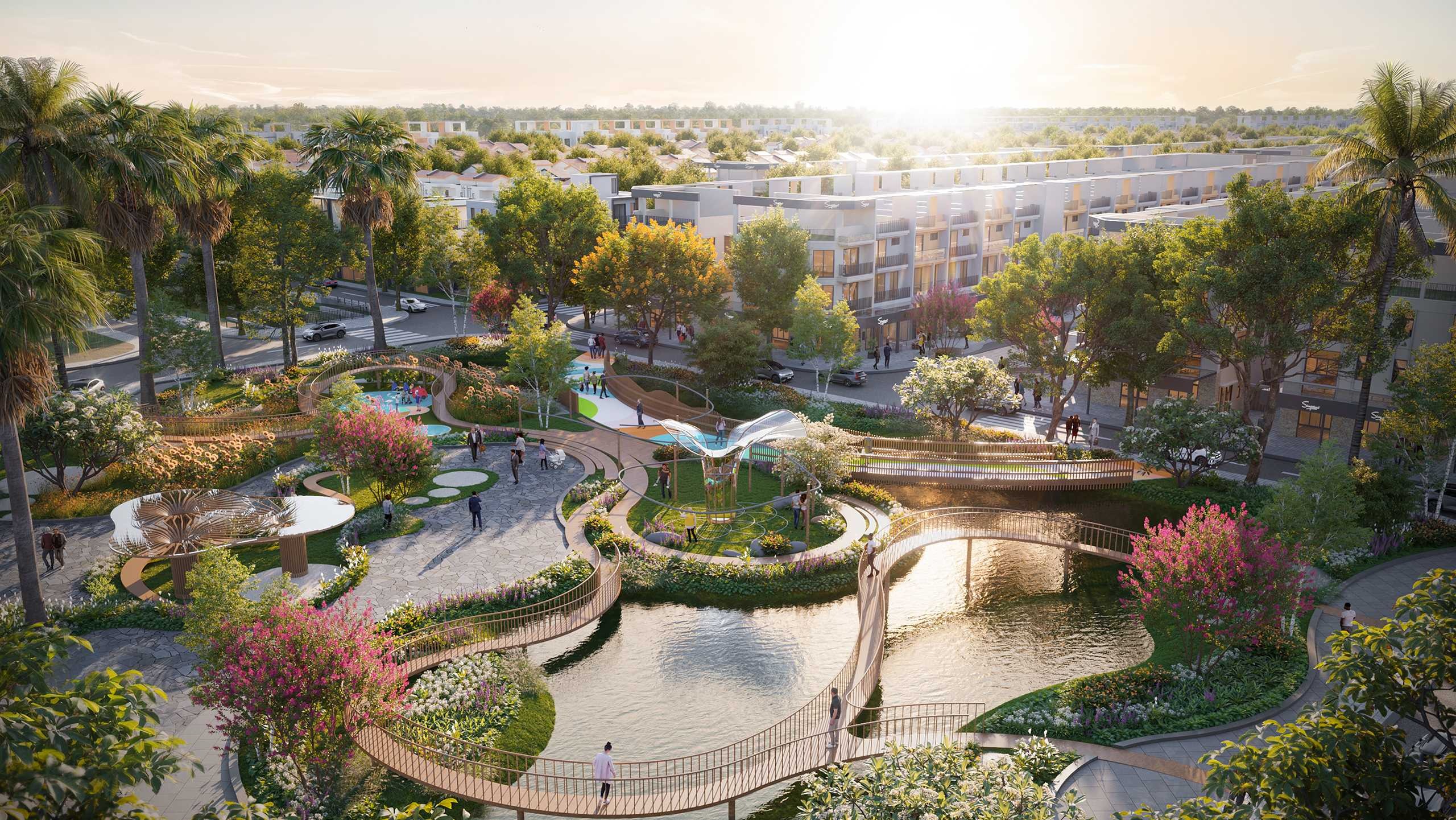 Phối Cảnh Khu đô Thị Lahome Long An Prodezi